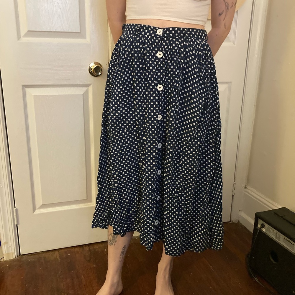 Vintage Polka Dot American Apparel Skirt